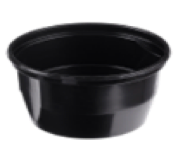 TP BOL  SUPA PP NEGRU 560 ML  Ø 125 MM 50 BUC/SET 9 SET/BAX