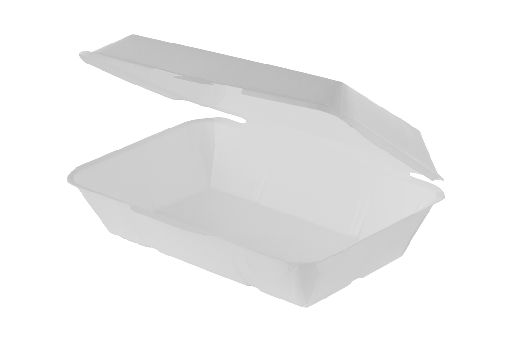 TP CASEROLA CARTON ALB MENIU MARE 21.5X14.5X6.5CM(250B/BAX)