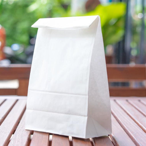 Punga transport, hartie alba, fara maner - 25x11x28.5cm - 500 buc