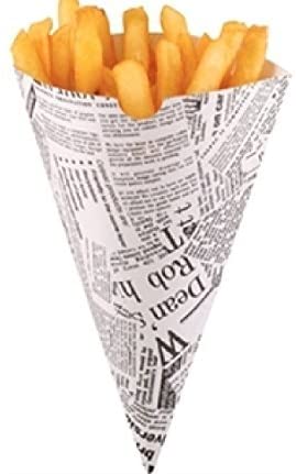 Coltar con imprimare ziar - 22x22x31cm (220gr) - 1000 buc