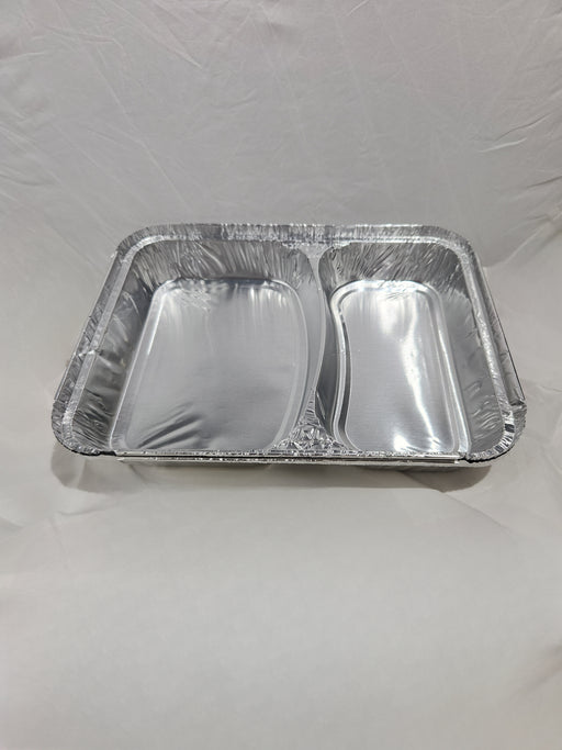 Forma copt Aluminiu  2 - compartimente 100 buc/set