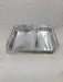 Forma copt Aluminiu  2 - compartimente 100 buc/set