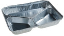 Forma copt Aluminiu  3 - compartimente 100 buc/set
