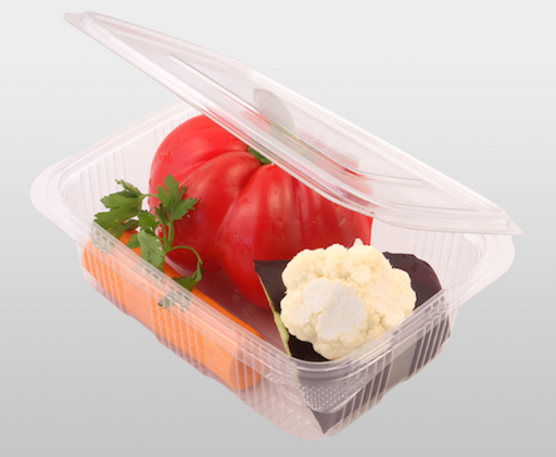 Caserola RPET cu capac 750cc 100buc/set