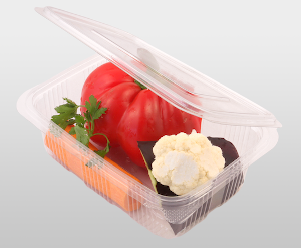 Caserola RPET cu capac 750cc 100buc/set