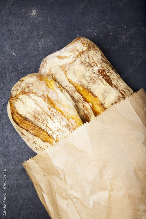 Pungi hartie pentru paine, baghete, paine rotunda si taraneasca, 3 dimensiuni disponibile - 16x7x35cm (paine 300gr) - 1000 buc