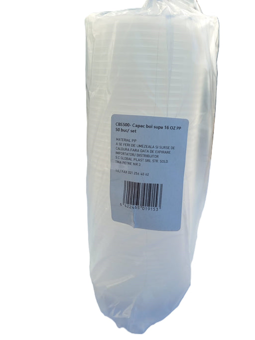 Capac PP bol supa carton 50 buc/ set