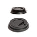 Capace negre pentru pahare 8oz 100/set