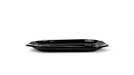 Platou oval negru si capac 43*28*3.2cm 100buc/bax