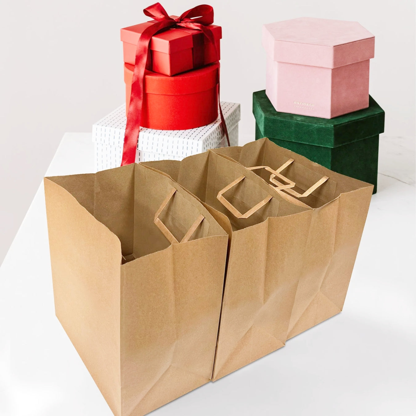 Pungi Hartie cu Maner Plat