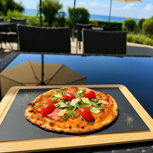 Hartie cerata neagra pentru pizza, burger, cartofi - 30x30cm (Hartie 45gr) - 500 coli