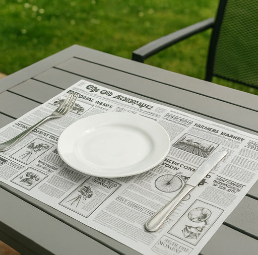 Napron hartie, model ziar, 30x40cm, 1000 bucati / set - ALB 30x40cm - 1000 buc.