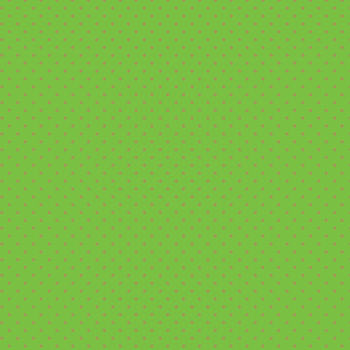 Rola ambalaj verde deschis cu buline aurii - 70cm latime x 250 metri liniari lungime