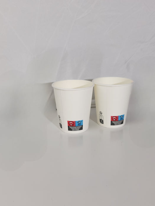 Pahare carton albe 4oz 50/set