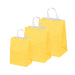 Pungi albe 32x12x41cm, colorate 100% galben - 32x12x41cm - 100 buc.