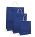 Pungi albe, colorate 100% albastru inchis - 20x9x25 - 100 buc.