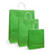 Pungi albe, colorate 100% verde deschis - 16X9X21cm - 100 buc.