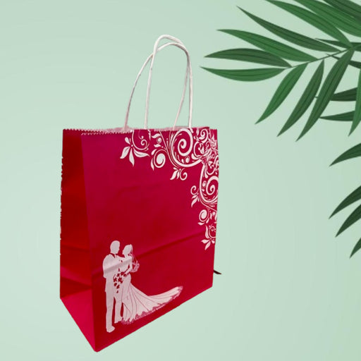 Sacosa hartie miri roz - 22x11x25.5cm - 100 buc