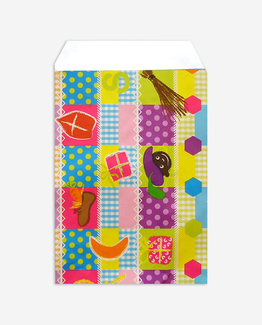 Punga mercerie multicolora - lwc alb 80gr/m2 9x15 cm - 200 buc