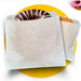 Punga hartie alba gogosi, sandwich, cartofi prajiti - 16x7x27cm - 1000 buc.