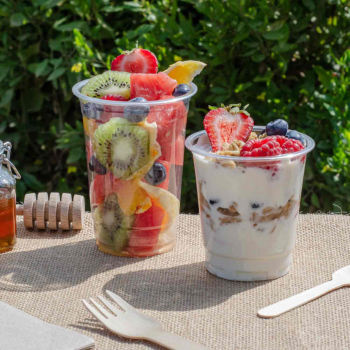 300 ml pahare transparente rPET - 300 ml rPET - 100 buc.