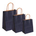 Pungi natur, colorate 100% albastru - 32x12x41 - 100 buc.