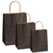 Pungi natur, colorate 100% negru - 25x14x30 cm - 100 buc.