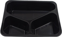 Tav meniu PP negre tricomp 40 mm 200buc/bax