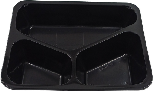 Tav meniu PP negre tricomp 40 mm 200buc/bax