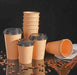Pahar de unica folosinta carton natur - 16 oz (475 ml) - 100 buc.