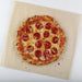 Hartie cerata "pizza" - 27x27cm (alb) - 1000 coli