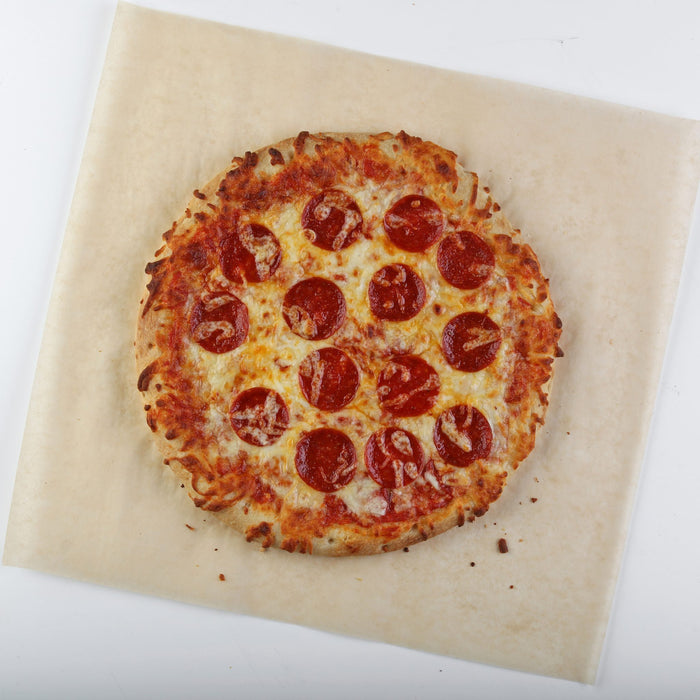 Hartie cerata "pizza" - 27x27cm (kraft) - 1000 coli