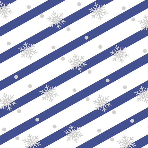 Rola ambalaj cadouri linii albastre - 70cm latime x 250 metri liniari lungime