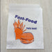 Coltar hartie, model Fast Food - 14x19cm - 2000 buc.