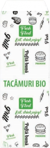 Punga tacam alba FRESH - 8x24cm - 2000 BUC