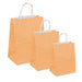 Pungi albe, colorate 100% piersica - 32X12X41 - 100 BUC.