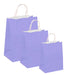 Pungi albe, colorate 100% lila - 25X14X30 - 100 buc